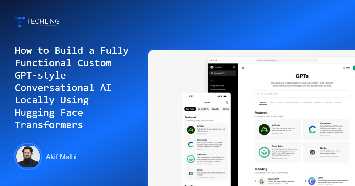 Custom GPT-style Conversational AI Locally Using Hugging Face Transformers